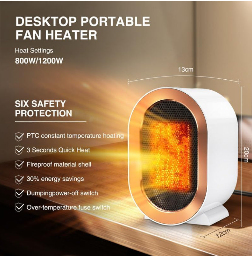 Portable Heater 1200W Winter Comfort